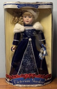 Muñeca Porcelana Holliday Edición Limitada Genuina Por Victorian Garden Año 2002 - Imagen 1 de 13