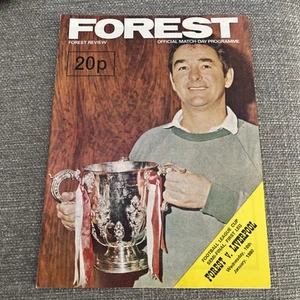 (4) League Cup Notts Forest V Liverpool Semi Final 1st Leg 16.1.1980 - Picture 1 of 2