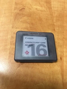Canon 16MB FC-16M Megabyte Compact Flash Memory Card with Case - Picture 1 of 1