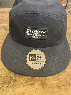 Specialized Bikes 5 Panel New Era Hat New BLACK SPECIALIZED HAT CAP - Image 1 of 2