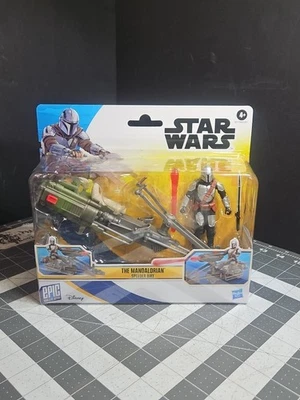 Figura de acción y Speeder Star Wars G0372 Epic World of Action The Mandalorian NUEVO Foto 1 de 4