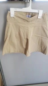 Gebrauchter Kinder Place Mädchen Schule Plissee Skort Größe 10 khaki #10143 - Bild 1 von 9