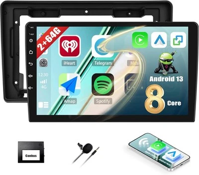 CAMECHO Android 13 Autoradio per Fiat Ducato/Peugeot Boxer/Citroen Jumper con DS - Immagine 1 di 4