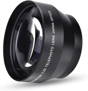 72MM 2.2X TELEOBJETIVO ZOOM PARA CANON XL2 HD ÓPTICA GRABACIÓN DÍA NOCHE - Imagen 1 de 5