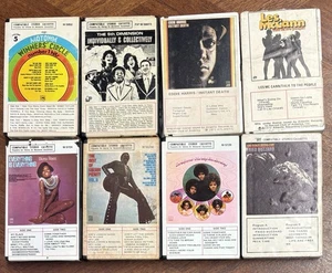 Lot Of 8 Funk Jazz Cassettes Clam Shells, Used, Lou Donaldson, Les McCann, Diana - Imagen 1 de 4