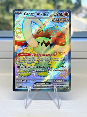 Great Tusk ex 072 Sv: Scarlet & Violet Promo Cards Holo NM Shiny - Image 1 of 2