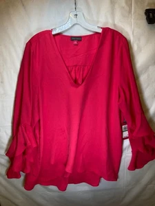 Vince Camuto Women's Pink Long Sleeve Size L Regular - Picture 1 of 9