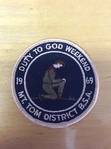 BSA 1969 MT TOM DISTRICT DUTY TO GOD WEEKEND - Picture 1 of 3
