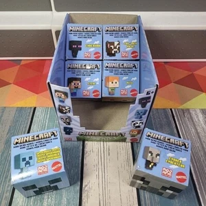 Mattel Minecraft Mob Head Minis 2021 SET of 6 Micro Figures 1" With DISPLAY BOX! - Picture 1 of 7