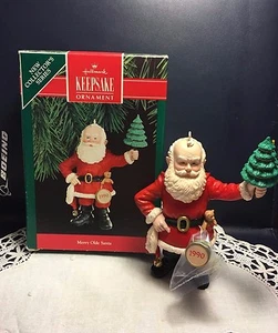 Hallmark Keepsake Ornament Merry Olde Santa Collector's Series #1 1990 - Picture 1 of 10