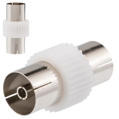 HB-DIGITAL Cable de antena conector IEC hembra coaxial 9,5 mm adaptador coaxial acoplamiento TV HD