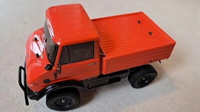Tamiya Mercedes-Benz UNIMOG 406 (CC-01) beleuchtet | orange | für Kenner - Bild 1 von 4