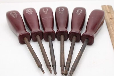 Conjunto de chaves de fenda Matco Tools SDM T10-T30 6 peças marrom cabo rígido torx EUA - Imagem 1 de 4