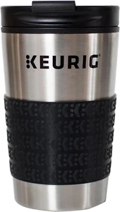 Keurig Travel Mug Fits K-Cup Pod Coffee Maker, 1 Count (Pack of 1), Stainless St - Picture 1 of 12