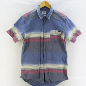 Rusty Shirt Mens Adult Size Medium Multicolor Short Sleeve Button Up Casual - Picture 1 of 10