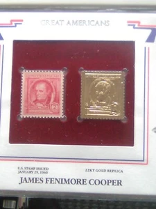 Postfrische Briefmarken Historisch abgestimmt mit einer exakten Replik 22Kt Gold - Bild 1 von 3