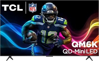 TCL 55QM6K 55 inch QD-Mini LED QLED 4K UHD Smart TV with Google TV - Image 1 of 4