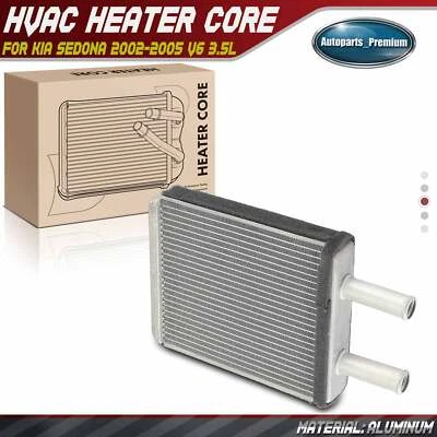 Núcleo calefactor HVAC delantero de aluminio para Kia Sedona 2002 2003 2004 2005 1K52Y61H01 Foto 1 de 4