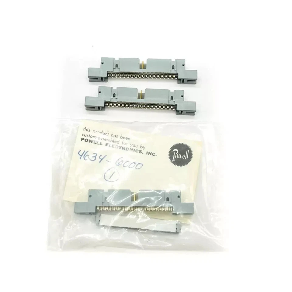 3 pcs 3M 4634-6000 IDC Connector Plug, 34 Position, 26-28 AWG - Image 1 of 4