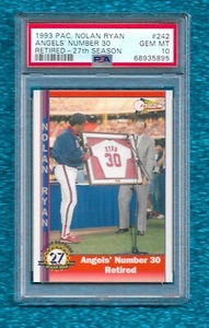 1993 PACIFIC TEXAS EXPRESS #242 NOLAN RYAN PSA 10 GEM MINT HOF ANGELS RANGERS - Picture 1 of 1