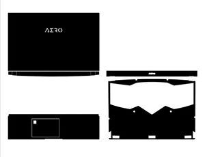 Carbon fiber Laptop Sticker Skin Decal Cover for Gigabyte AERO 15 OLED XC 15.6"