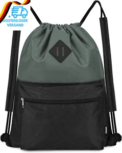 WANDF Kordelzug-Rucksack, Sport-Turnbeutel Mit Nassfach, Wasserabweisender Korde - Bild 1 von 12