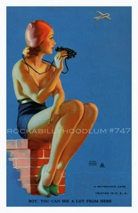 New Pinup Girl Poster 11x17 Mutoscope Art Earl Moran Swimsuit Cutie - Picture 1 of 1