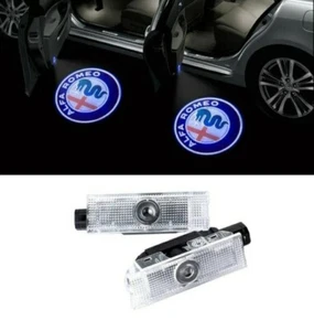 2 PROIETTORI LOGO LUCI LED ALFA ROMEO GIULIA STELVIO PORTE SOTTOPORTA CON LOGO - Bild 1 von 7