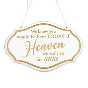 Wedding Memorial Sign Heaven Deceased Memory Ceremony Reception Decoration - Picture 1 of 2