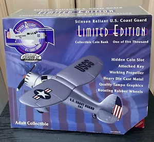 GETRIEBE DRUCKGUSS STINSON RELIANT US COAST GUARD MÜNZBANK LIMITIERTE EDITION - Bild 1 von 7