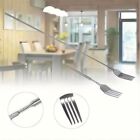 Extendable Extendable Long Handle Fork Silver Dining Fork