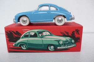 QUIRALU PORSCHE 356 A COUPÉ UNICOLORE BLEUE LOUIS SURBER TRÈS BON ÉTAT - Picture 1 of 7