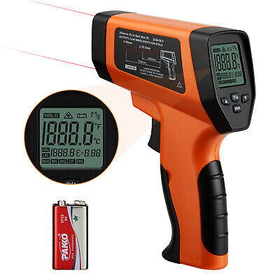Digital Infrared Thermometer Cooking Temperature Gauge Dual Laser Positioning UK • 27.99£