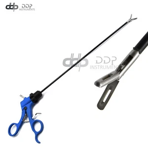 Lap Grasping Forceps 5.8mm x 13mm W/ Serrated Blue Pastic Handle LP-065 - Bild 1 von 3