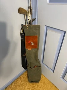 Hay Waxed Canvas Carry Bag by Seamus Golf (Excellent) Clubs Not Included - Picture 1 of 4