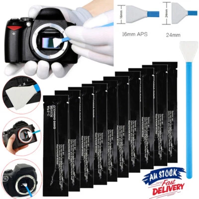 10PC Sensor Cleaning Kit Cleaner Swab Ultra for Digital Camera's CCD CMOS Sensor - Bild 1 von 4
