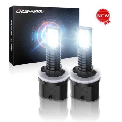 For GMC Sierra 1500 1999-2002 2500 2000-2002 2Pcs 6000K LED Fog Light Bulbs Kits - Image 1 of 4