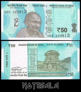 INDIA 50 RUPEES 2025 Pick-111 LETTER "L" UNC - Picture 1 of 1