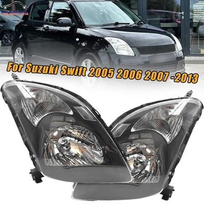 1 Pair Headlight Front Headlamp DRL Running Light For Suzuki Swift 2005-2013 - Image 1 of 4