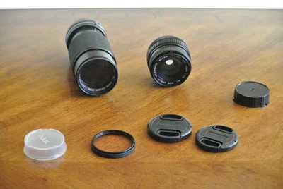 LOTE DE PIEZAS SOLO Arañazos HONGOS Lente Vivitar SMS 28mm 1:2.8 MC Gran Angular Foto 1 de 4