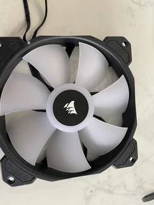 Corsair iCUE SP120 RGB ELITE Case Fan - Black - Photo 1/2