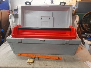 Sears Craftsman USA Permanex 20” Tool Box W Tote Tray Rare 9_65087 - Picture 1 of 24