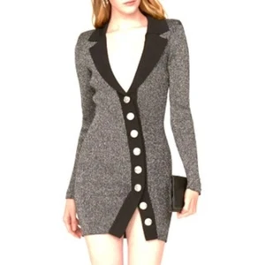 $365 RETROFETE Mimi CARDIGAN ABITO maglia M - Foto 1 di 11