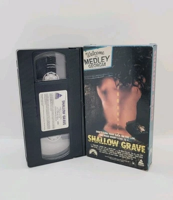 Shallow Grave VHS 1987 Rare Horror Slasher Prism Entertainment - Image 1 of 2