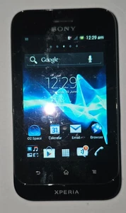 Sony Xperia Tipo ST21i 4GB schwarz entsperrt 3G Smartphone - guter Zustand - Bild 1 von 9