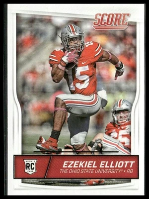 2016 Score #344 Ezekiel Elliott - Image 1 of 2