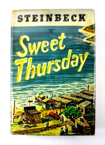 TRUE 1st/1st ED! "Sweet Thursday" John Steinbeck 1954 Hardcover DJ Viking Press - Picture 1 of 10