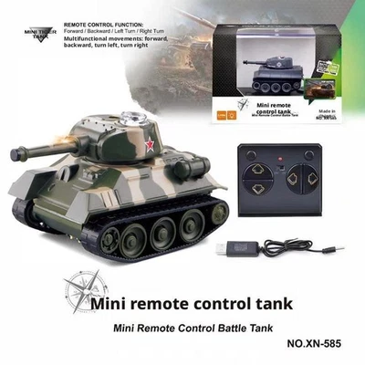 Mini RC-Tank Toy Remote Control Tank Kids Toy Birthday Gift V8L6 - Image 1 of 4