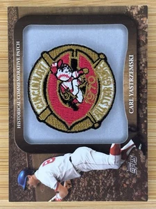 Parche conmemorativo histórico Topps Carl Yastrzemski 1970 AS 2009 LPR-134 - Imagen 1 de 2