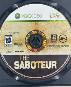 Saboteur (Microsoft Xbox 360, 2009) solo disco - Imagen 1 de 3